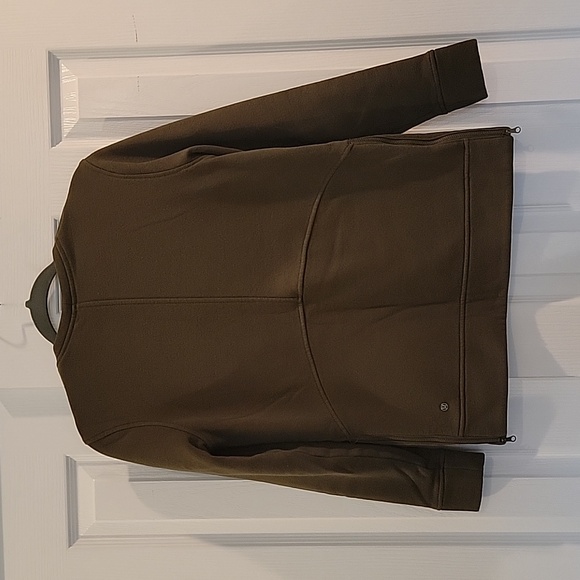 Lululemon Yes Fleece Pullover Crewneck - Military Green - 4 - Picture 11 of 13